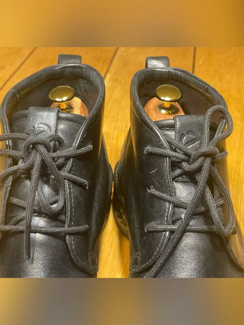 Ecco Men's St.1 Hybrid Black Leather Chukka Boots GTX GoreTex US 9-9.5 EU 43 EUC